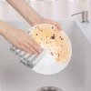 Yunlei bamboo fiber cloth, oil-free, lazy person's dishwashing cloth thickened and lint-free, wholesale household kitchen cleaning cloth Specification image